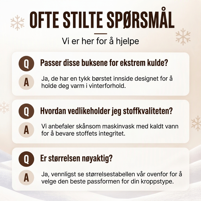 Vintercargobukser for menn med mykt pelsfôr – Varme og funksjonelle til kalde dager ✨👖❄️