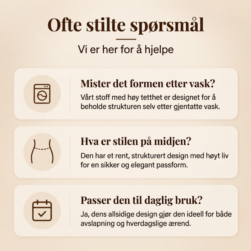 Termobukse for kvinner med høy midje