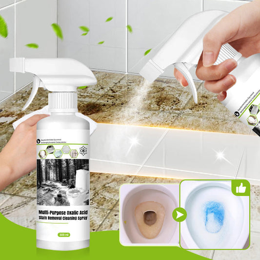 🌿 【NATURLIG FLÄCKBORTTAGNING】Oxalsyra Rengöringsspray 🔥 Multifunktionell & Miljövänlig – För Ett Skinande Hem!