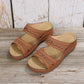 Retro Arch Support Ortopediska Wedge Sandaler