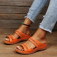 Retro Arch Support Ortopediska Wedge Sandaler