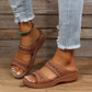 Retro Arch Support Ortopediska Wedge Sandaler
