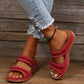 Retro Arch Support Ortopediska Wedge Sandaler