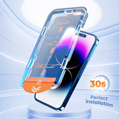 Shock-Resistant Dust-Proof Anti-Fingerprint Screen Protector Set
