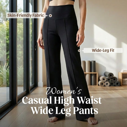 👖 50% RABATT! 💃 Dambyxor med Raka Ben – Enfärgade, Lösa & Bekväma – Perfekt för Vardag och Kontor 👜