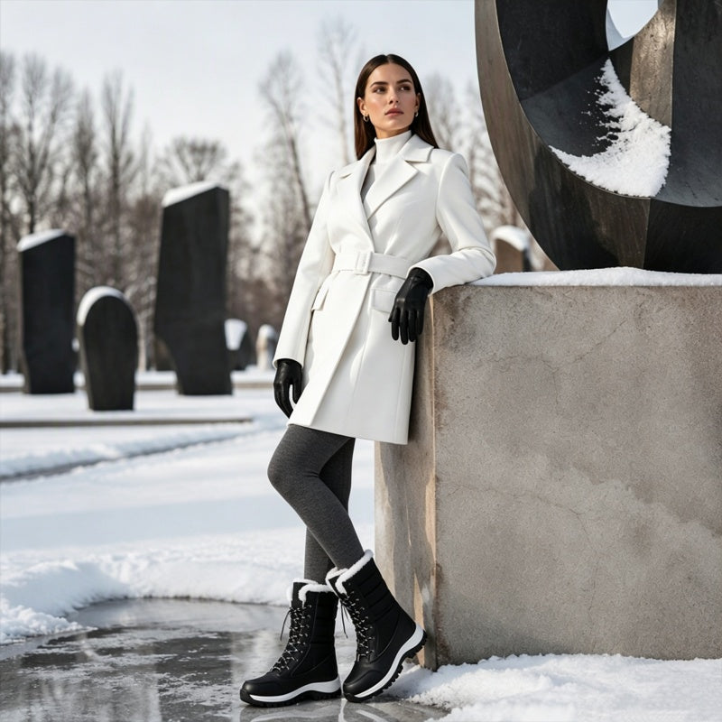 🔥 50% RABATT 🔥 Begrenset tid gratis gave🎁 Vanntette varme vinterstøvler for kvinner egnet til snøvær