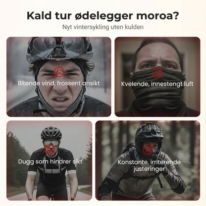 Unisex vindtett vintermaske – Dekker hele ansiktet for maksimal varme og beskyttelse ❄️🧣