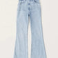 Ultra High Rise Stretch Utsvängd Jeans