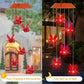 💥Rea 49% rabatt🌟Solar Cardinal vindspel ljus