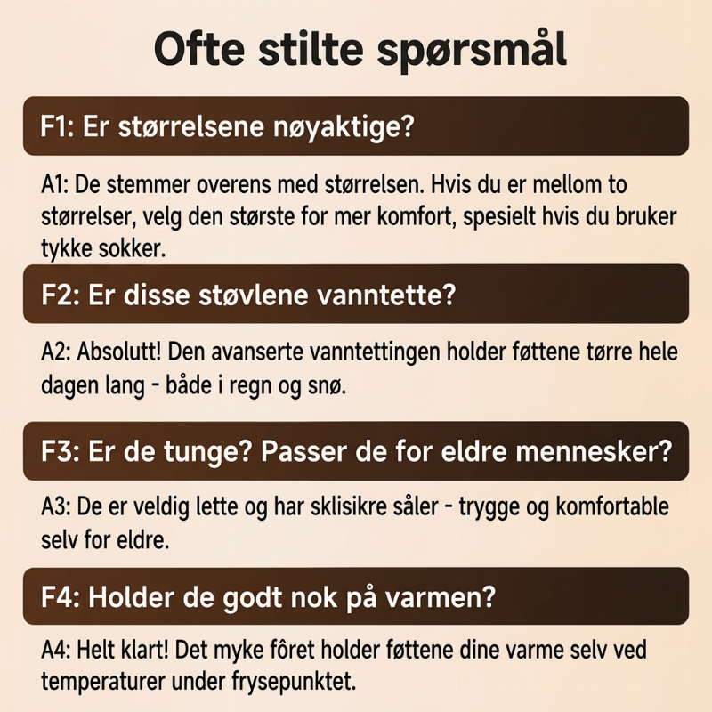 🔥 50% RABATT 🔥 Begrenset tid gratis gave🎁 Vanntette varme vinterstøvler for kvinner egnet til snøvær