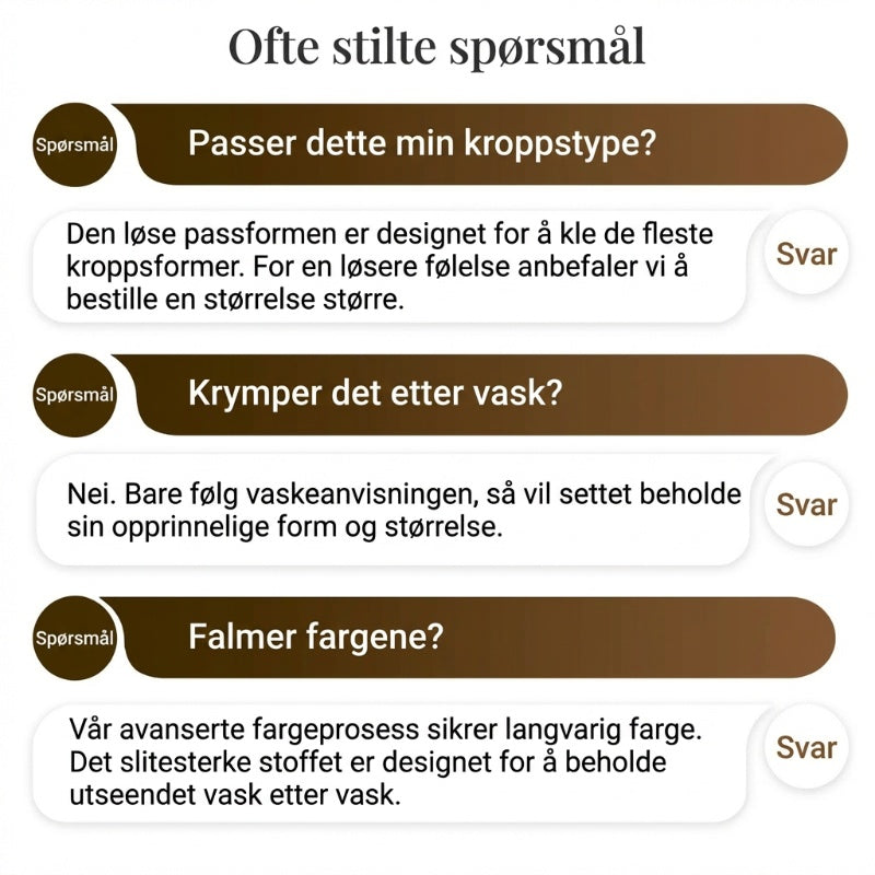 🌿👬Herresett med grafisk trykk, genser og bukser
