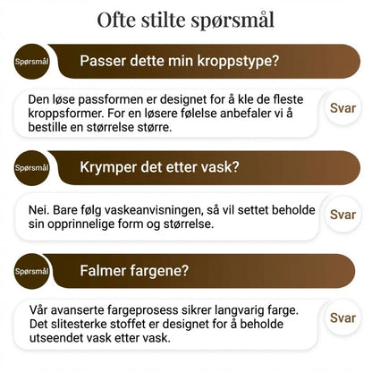 🌿👬Herresett med grafisk trykk, genser og bukser