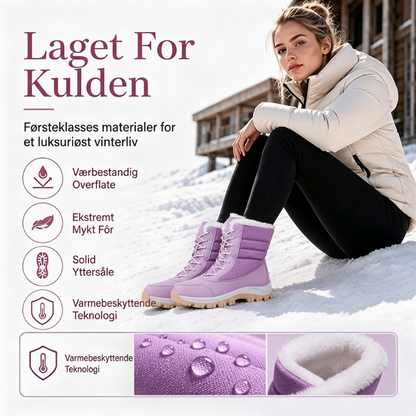 🔥 50% RABATT 🔥 Begrenset tid gratis gave🎁 Vanntette varme vinterstøvler for kvinner egnet til snøvær