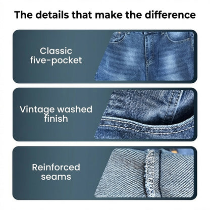 ⏳Tidsbegrenset tilbud⏰Moderne stretchjeans i slim fit for menn