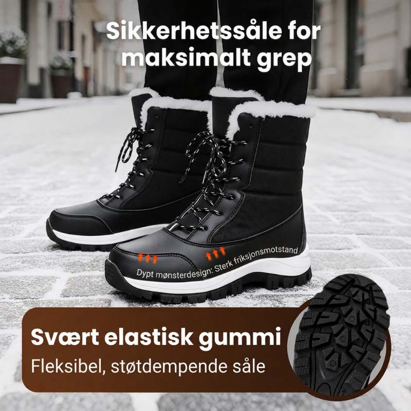 🔥 50% RABATT 🔥 Begrenset tid gratis gave🎁 Vanntette varme vinterstøvler for kvinner egnet til snøvær