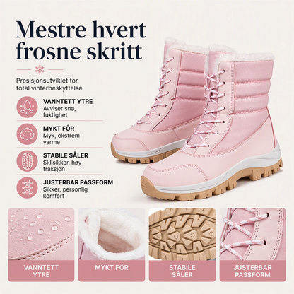 🔥 50% RABATT 🔥 Begrenset tid gratis gave🎁 Vanntette varme vinterstøvler for kvinner egnet til snøvær