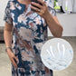 🌸Plus Size vår- och sommarmode blommig långklänning