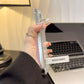 Transparent ramlös telefonväska med stativ för iPhone