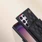 Dragspel Crossbody plånboksfodral, RFID-blockering och justerbar rem