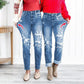 Stiliga Slitna Jeans För Damer
