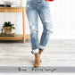Stiliga Slitna Jeans För Damer