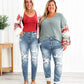 Stiliga Slitna Jeans För Damer