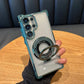 Anti-fall telefonfodral med osynligt ringställ för Samsung