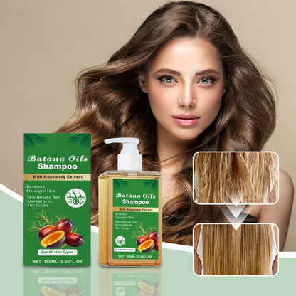 Batana Växtbaserad Olje Shampoo 🌿 - Med Botaniska Extrakt för Hållbar Skönhet och Skötsel! 💧✨