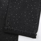✨Raka jeans med glitter och urban stil för kvinnor