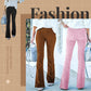 💕Rea - 49% rabatt💕Smala Micro Corduroy-byxor med hög midja och stretch