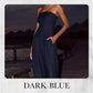 Off Shoulder Jumpsuit med vida ben för kvinnor