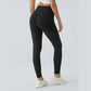 2025 VARM FÖRSÄLJNING 50% RABATT🌸Hög midja Butt Lifting Tummy Control Shaping Träningsleggings med sidoficka