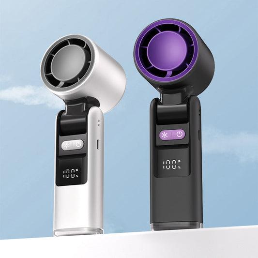 🧊Bästsäljare för sommaren 2025💦Handhållen mini-isfläkt med hög vindkraft för turbin(🔥55 % rabatt)