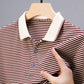 👕Business Casual Randig andningsbar T-shirt för män