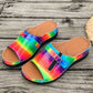 Bekväma sandaler med öppen tå och mjuk sula för kvinnor