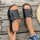 Bekväma sandaler med öppen tå och mjuk sula för kvinnor