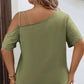 Kortärmade off-shoulder-tröjor för kvinnor med hjärttryck