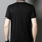 ❄️Kortärmad t-shirt med elastisk issidenskrage