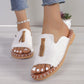 🔥Sista dagars rea 50% rabatt🔥 - Comfort Fringe Flat Orthopaedic Sandals för kvinnor