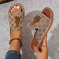 🔥Sista dagars rea 50% rabatt🔥 - Comfort Fringe Flat Orthopaedic Sandals för kvinnor