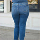 Skinny jeans med hög stretch för kvinnor