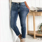 Skinny jeans med hög stretch för kvinnor