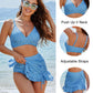 🌸Vårsommar Kampanjperiod! -Högmidjat tjockrandig bikini 🌸（49% rabatt）