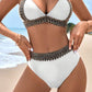 Sexig och het Kvinnors Tvådelad Baddräkt med Volang