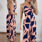 Spaghetti Strap Backless Jumpsuit med vida ben för kvinnor