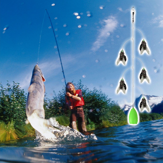 🎣Multi-Hook konstgjord flugfiske betesuppsättning