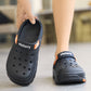 Andningsaktiva slip-on-sandaler för män