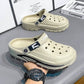 Andningsaktiva slip-on-sandaler för män