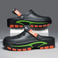 Andningsaktiva slip-on-sandaler för män