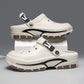 Andningsaktiva slip-on-sandaler för män